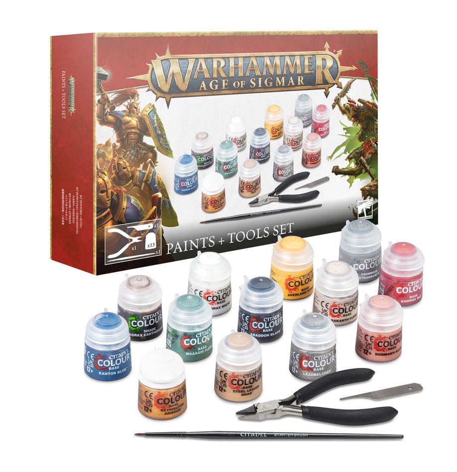 AGE OF SIGMAR PAINTS AND TOOLS 2024