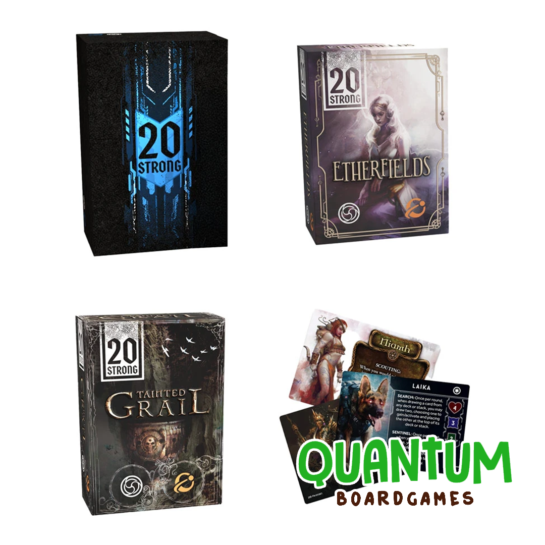 Bundle 20 Strong Awaken Realms con Nemesis, Etherfields, Tainted Grail y carta promo Laika