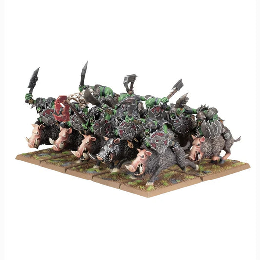 OLD WORLD ORC AND GOBLIN TRIBES ORC BOAR BOYZ MOB