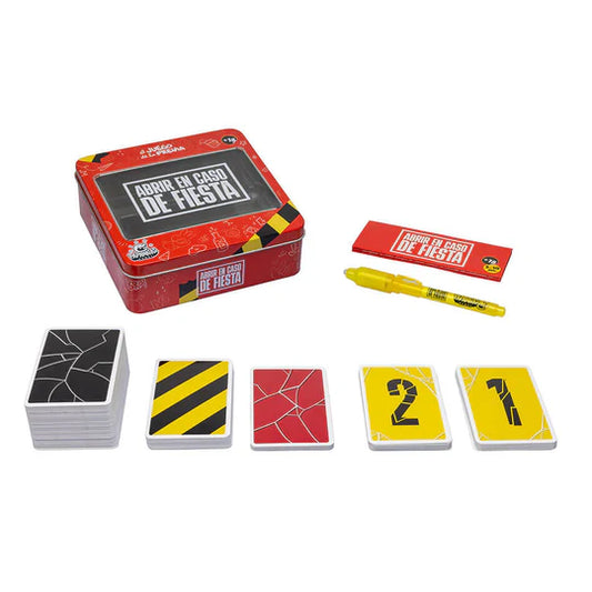 ABRIR EN CASO DE FIESTA EN ESPAÑOL