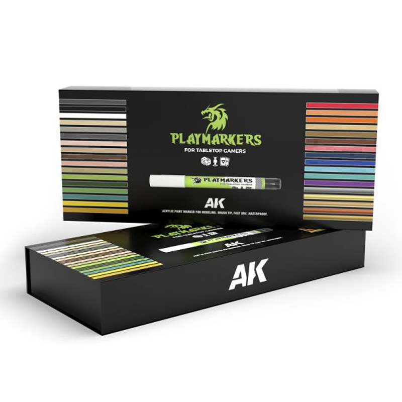 AK INTERACTIVE SPECIAL BOX AK PLAYMARKERS FULL RANGE 34 PLAYMARKERS