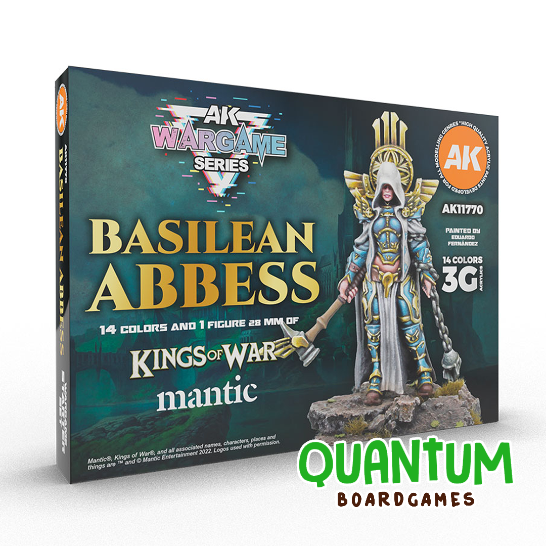 AK Interactive Wargame Series: Signature Starter Basilean Abbess - 14 Colors and 1 Figure