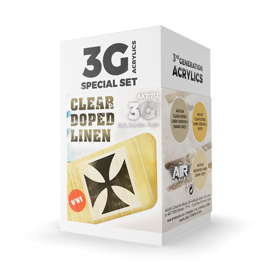 CLEAR DOPED LINEN SET 3G