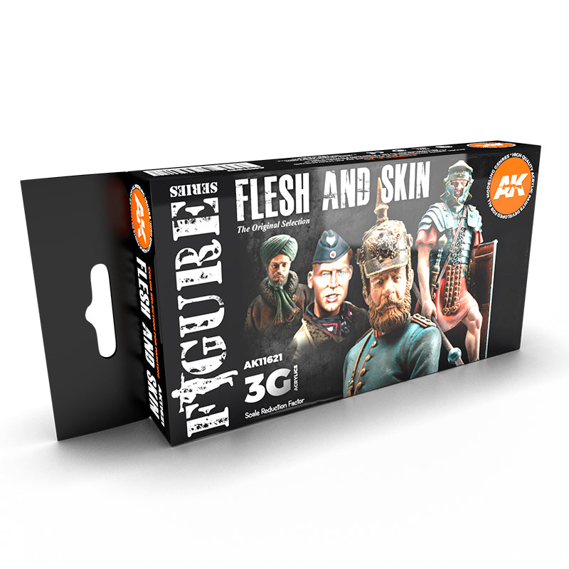 AK INTERACTIVE 3G FLESH AND SKIN COLORS