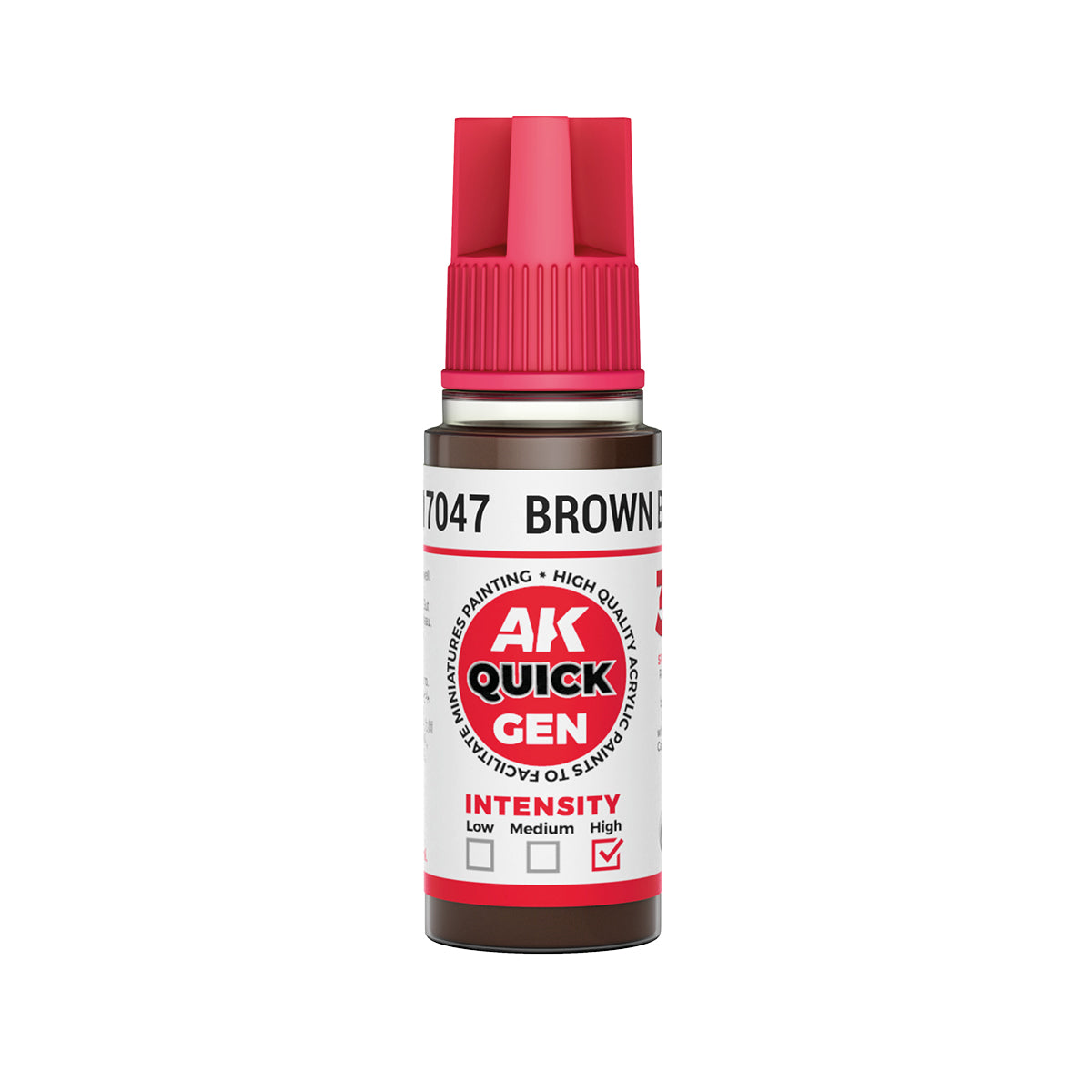AK INTERACTIVE QUICK GEN BROWN BLACK 18 ML