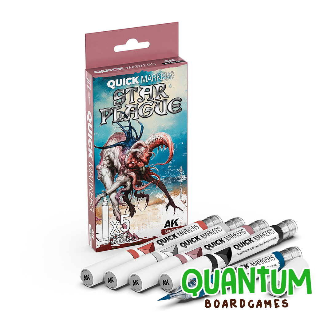 Set de marcadores Quick Star Plague AK Interactive para miniaturas wargames ciencia ficción