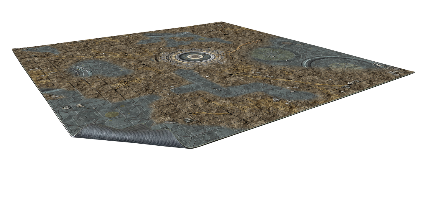 BATTLE SYSTEMS ALIEN CATACOMBS GAMING MAT 2X2