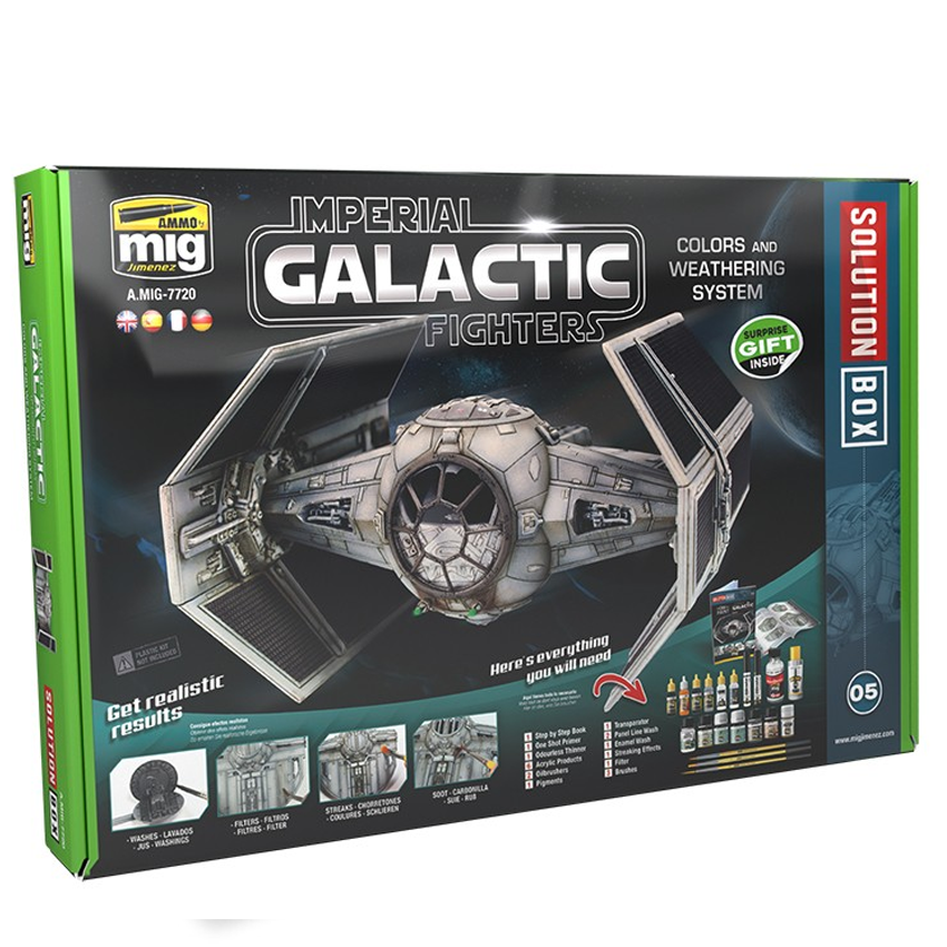 AMMO MIG IMPERIAL GALACTIC FIGHTERS SOLUTION BOX