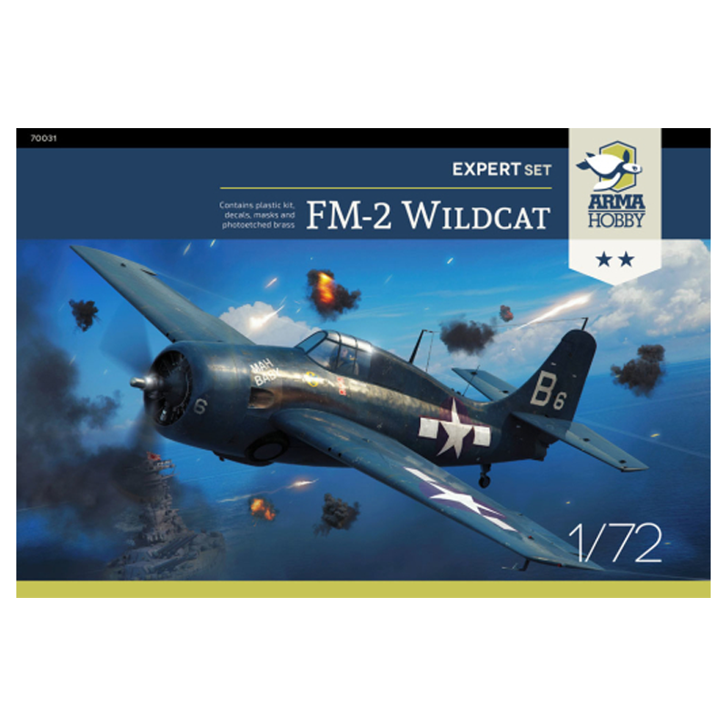 ARMA HOBBY 1/72 FM-2 WILDCAT, EXPERT SET