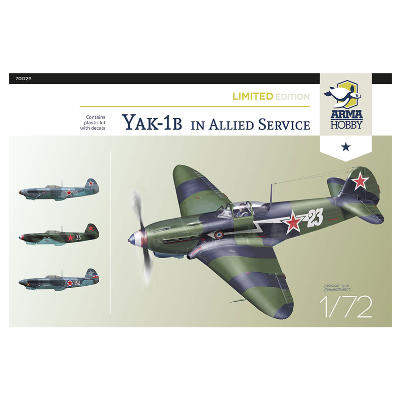 ARMA HOBBY 1/72 YAK-1B ALLIED FIGHTER LIMITED EDITION