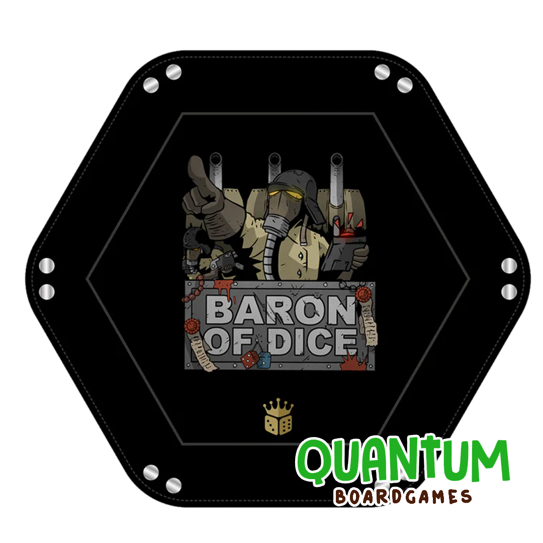 Baron of Dice: Premium Dice Tray – Artillery (Astra Militarum)