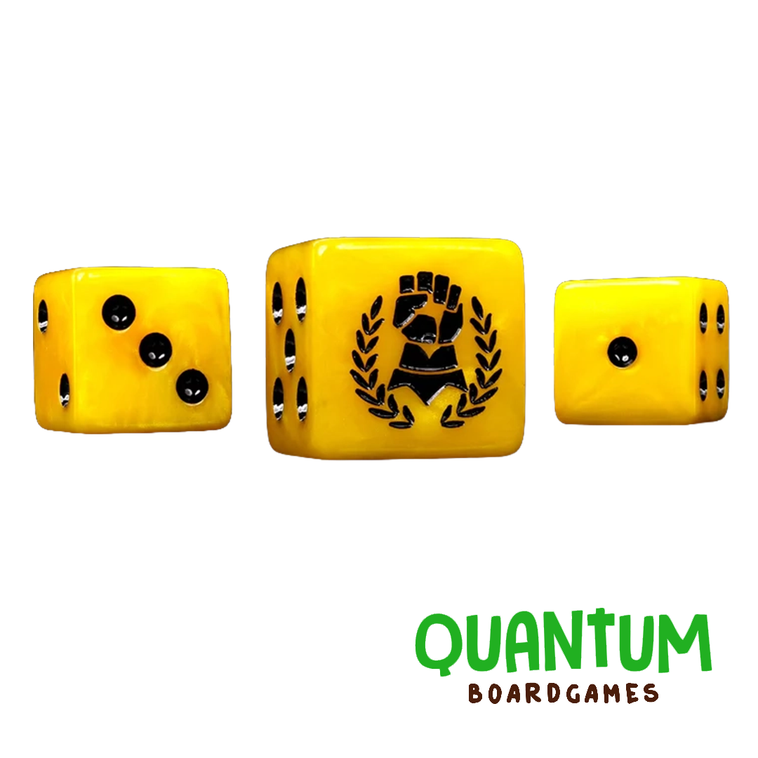 BARON OF DICE ALMIGHTY HAND X25 DICE SQUARE CORNER (IMPERIAL FISTS)
