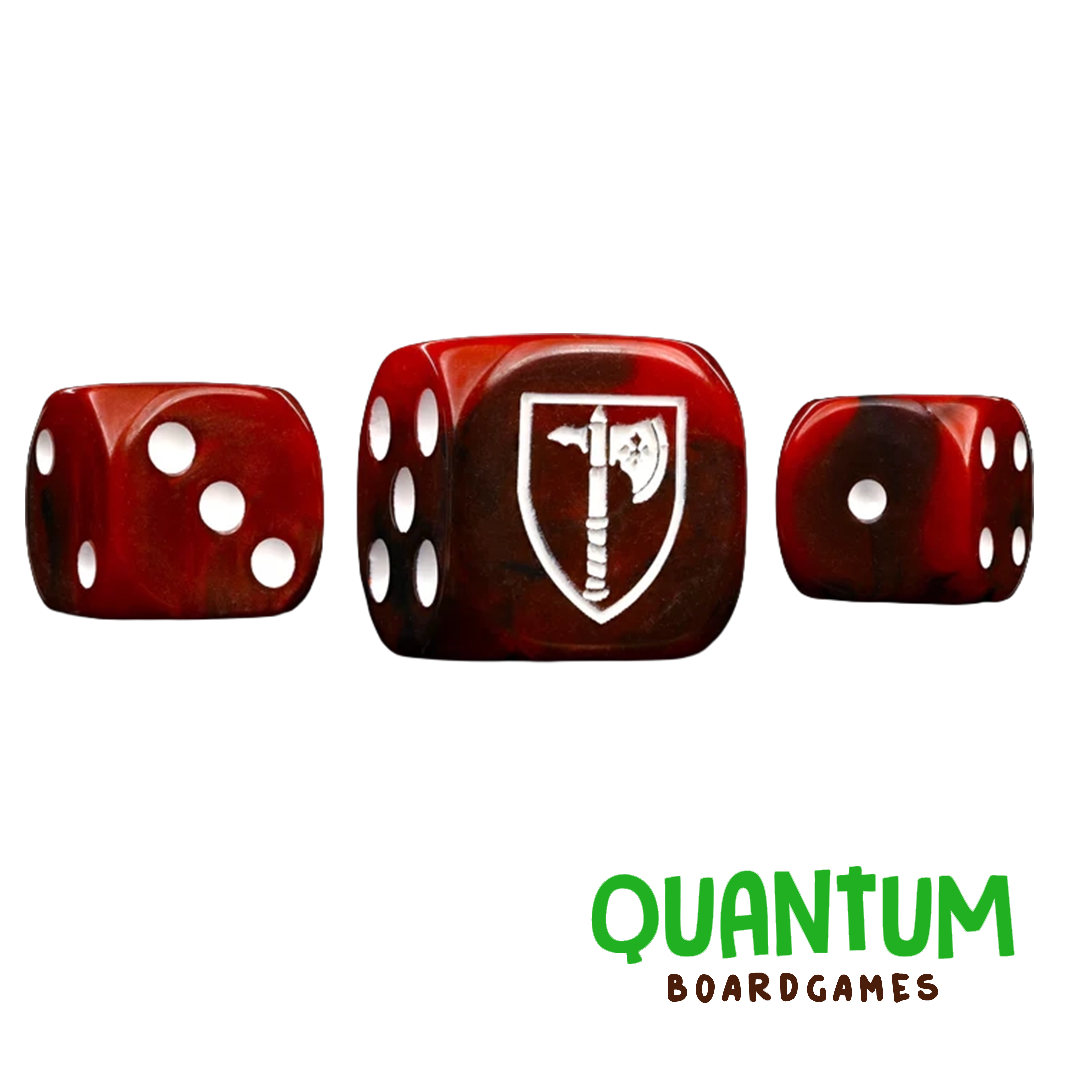 BARON OF DICE AXE OF CHIVALRY DICE X25 DICE ROUND CORNER (FYRESLAYERS)