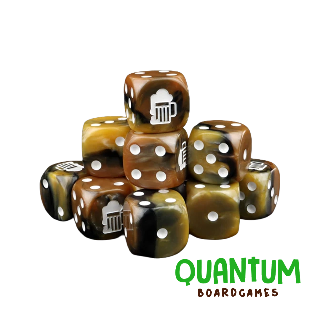 BARON OF DICE BEER MUG DICE X25 DICE ROUND CORNER (FYRESLAYERS)
