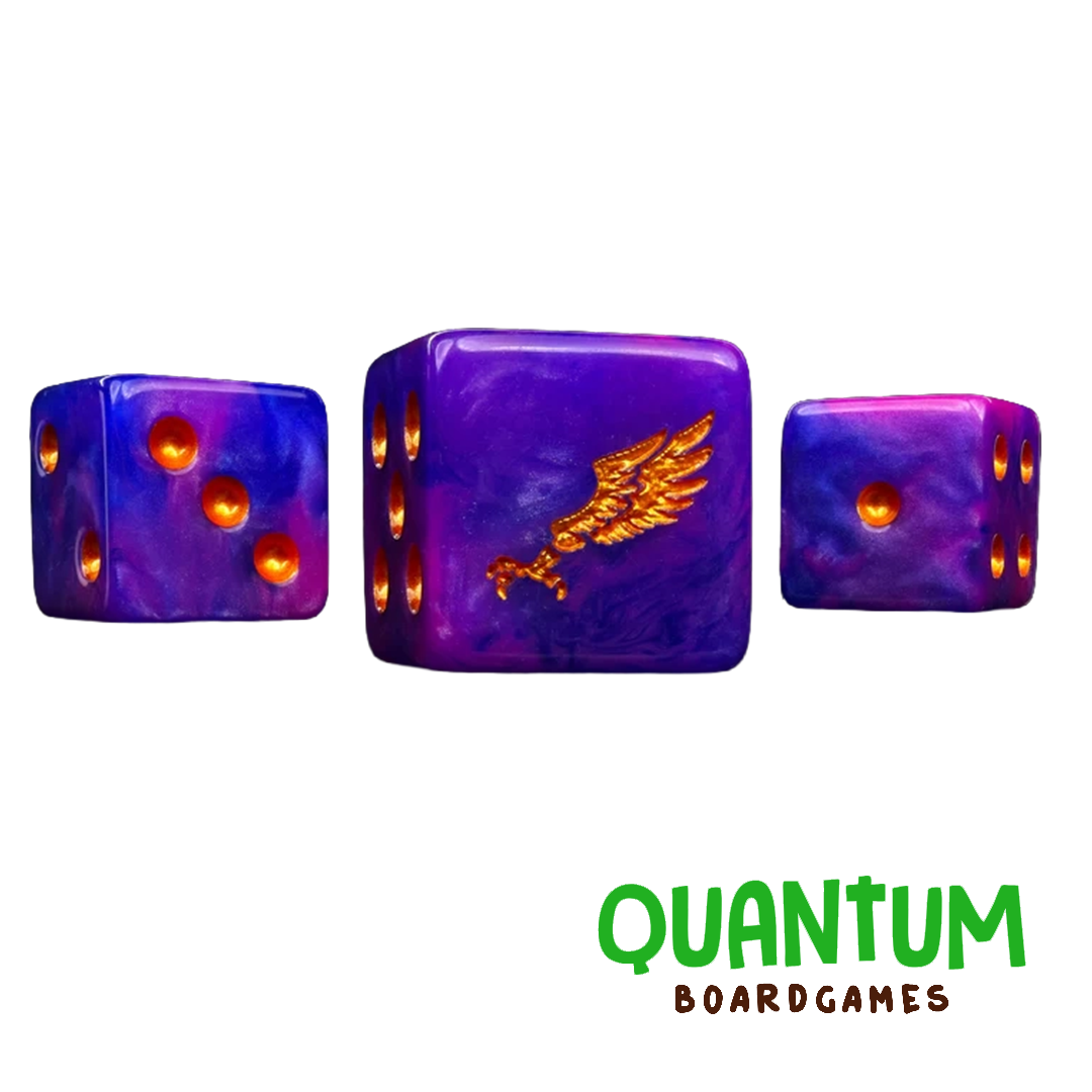 BARON OF DICE CHILDREN OF PROFLIGACY GOLD X25 DICE SQUARE CORNER (EMPERORS CHILDREN)