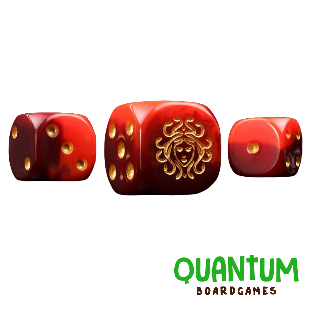 BARON OF DICE DAUGHTERS OF MEDUSA DICE X25 DICE ROUND CORNER (DAUGHTERS OF KHAINE)