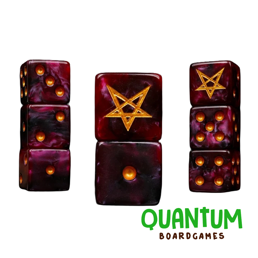 BARON OF DICE HERETIC LEGION OFFICIAL TRENCH CRUSADE DICE SET