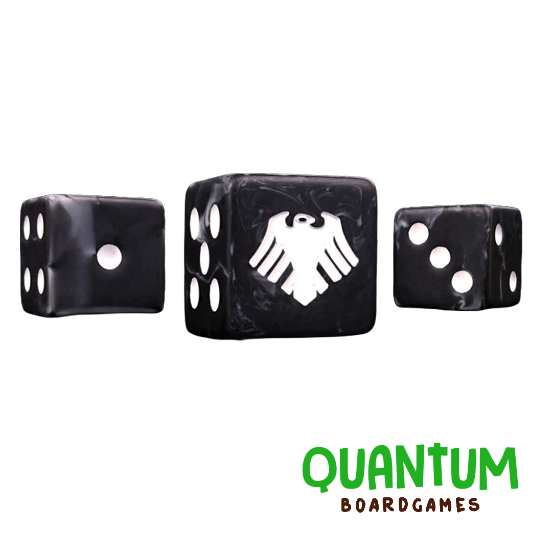 BARON OF DICE RAVEN X25 DICE SQUARE CORNER (RAVEN GUARD)