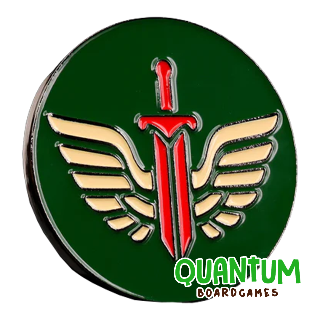 Baron of Dice: 40mm Objective Coin Sword and Wings