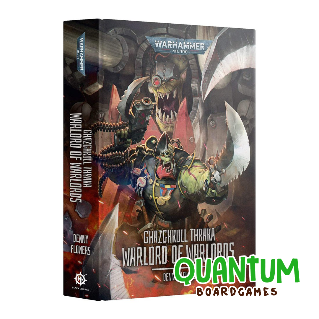 Portada novela Ghazghkull Thraka Warlord of Warlords Black Library Warhammer 40K hardback