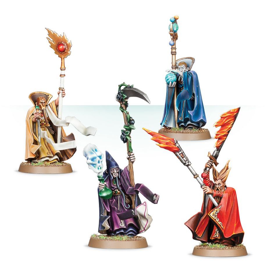 Collegiate Arcane Mystic Battle Wizards Warhammer Age of Sigmar miniaturas Games Workshop
