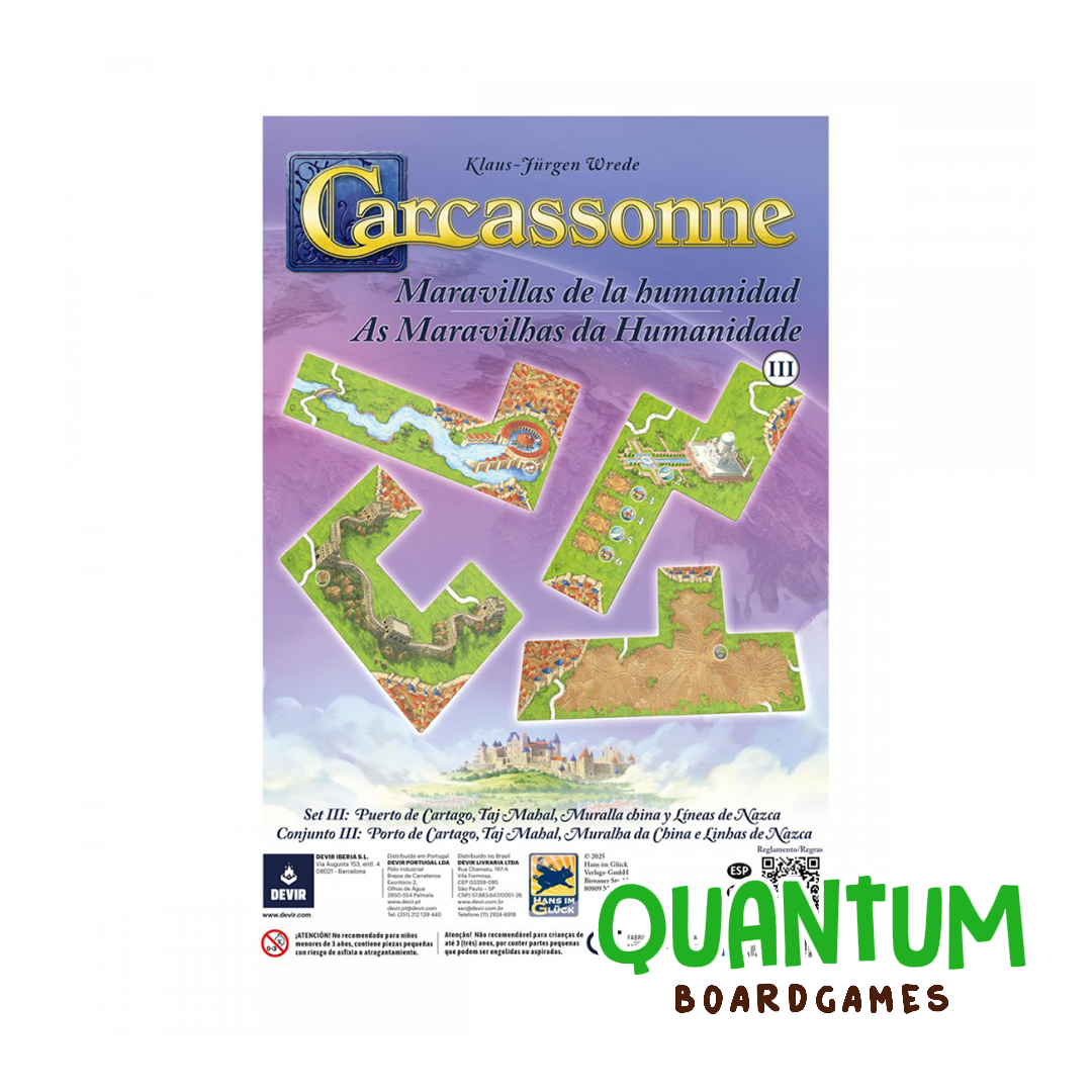 Carcassonne: Las Maravillas de la Humanidad 3 Expansión – Español