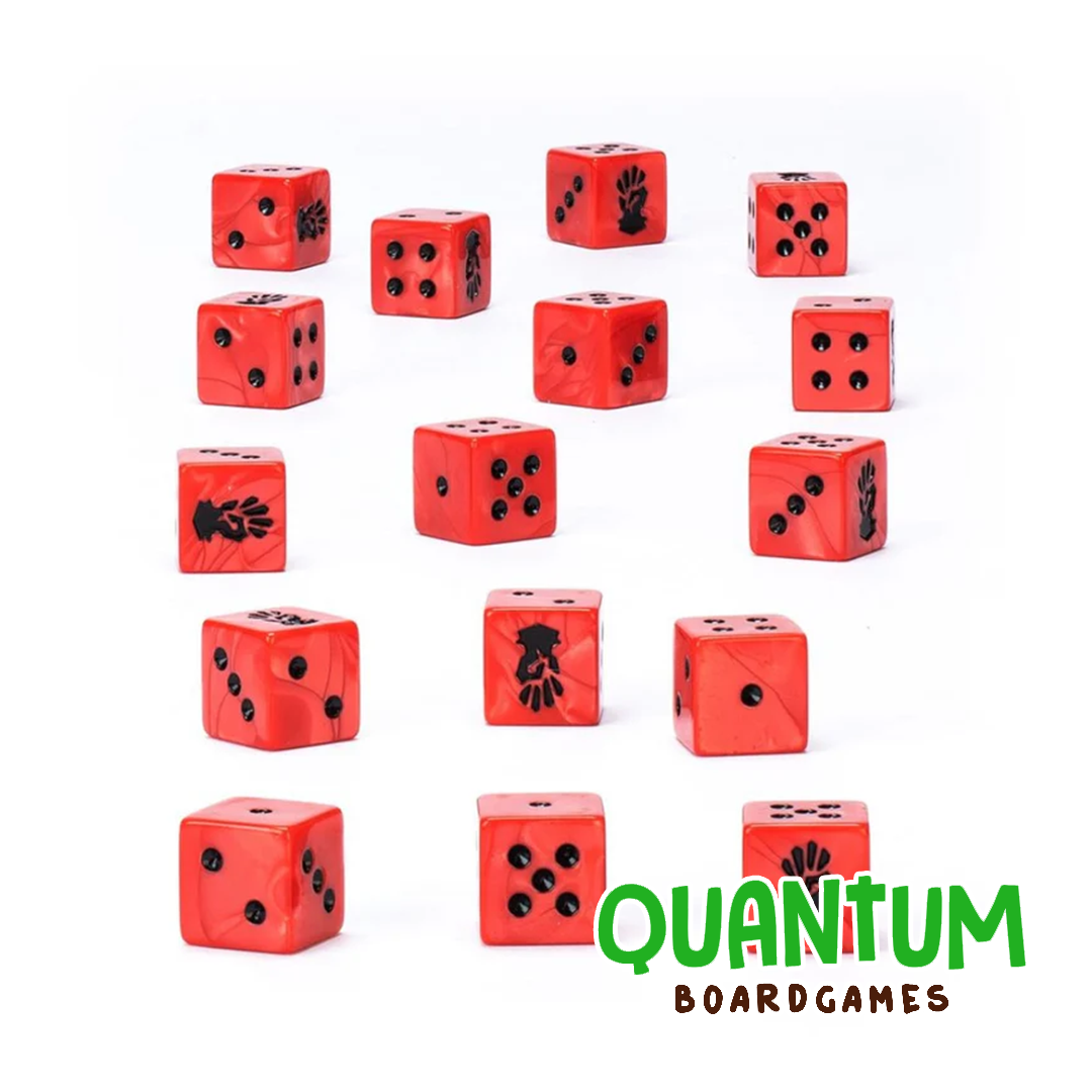 Dados oficiales Chaos Space Marines Red Corsairs Warhammer 40K Games Workshop