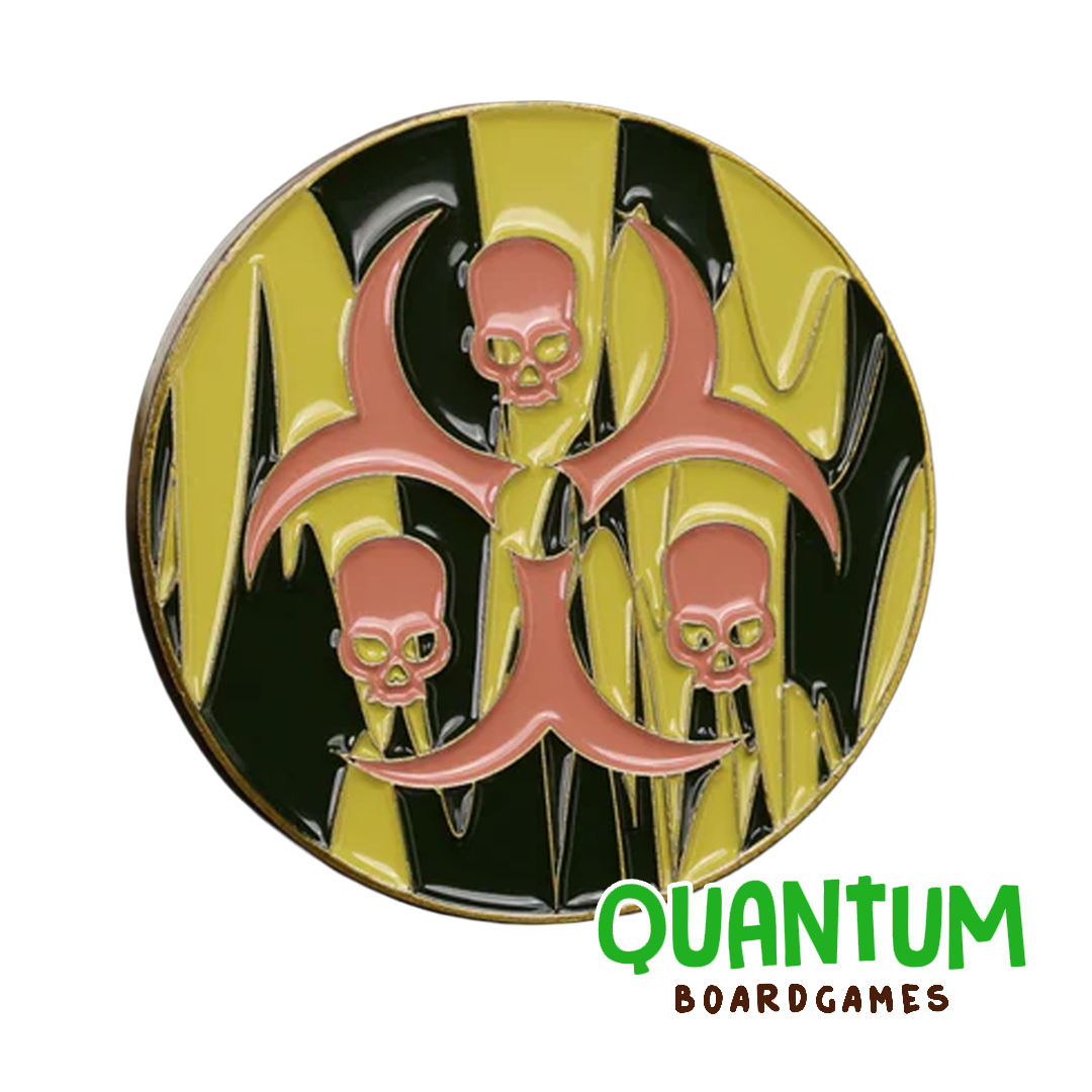 Baron of Dice: 40mm Objective Coin Diseased (Death Guard) - 1pz