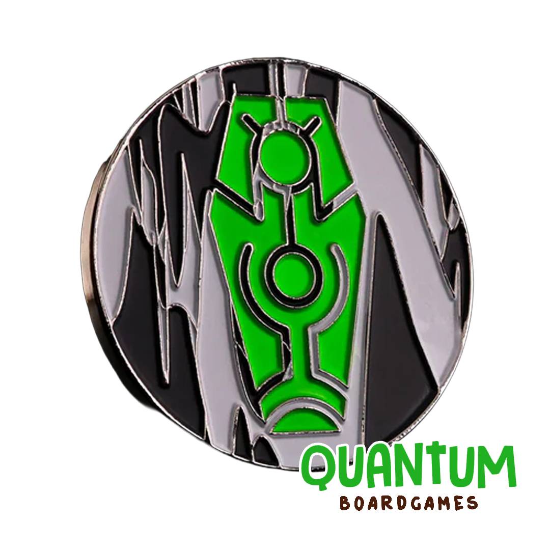 Baron of Dice: 40mm Objective Coin Green Coffin (Necrons) - 1pz