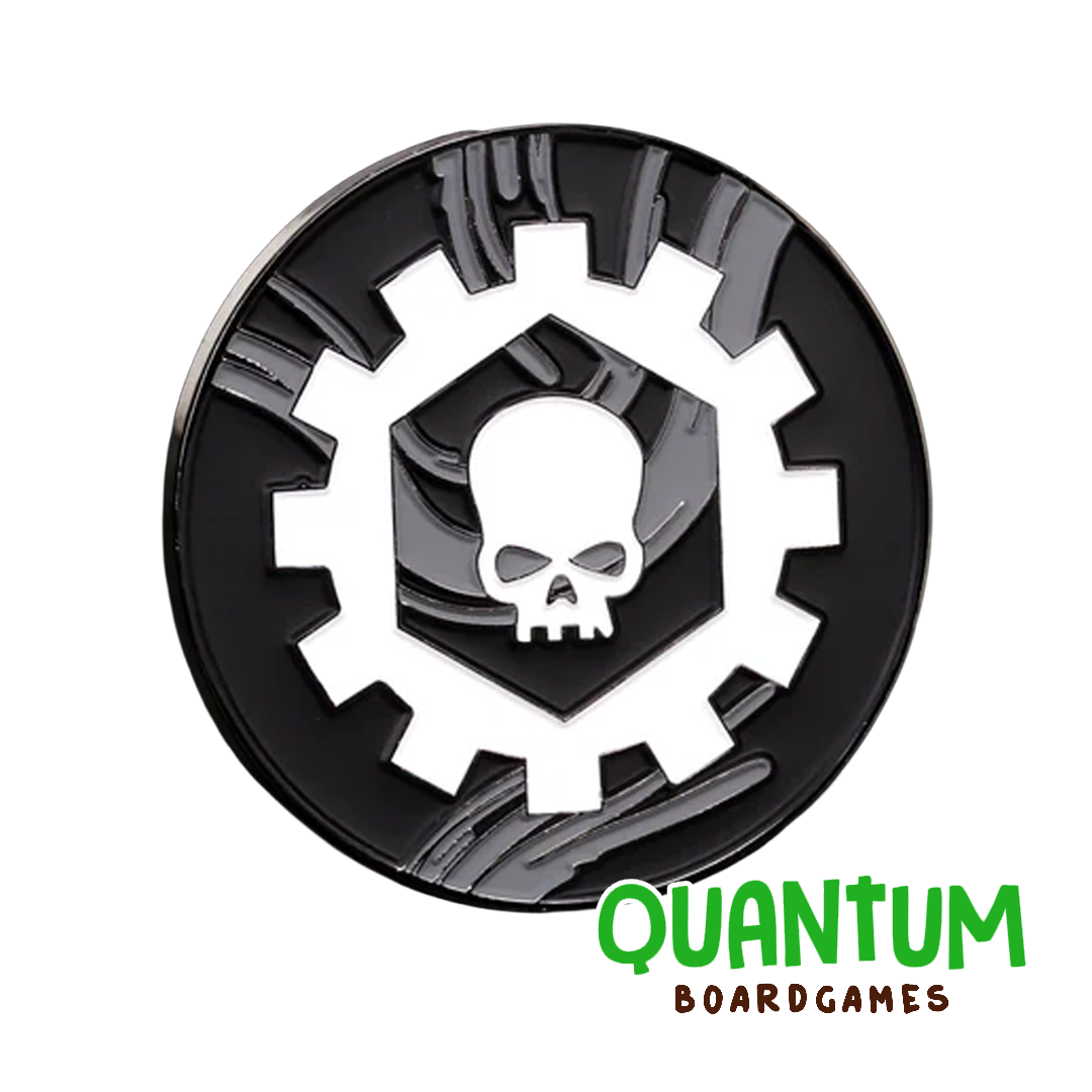 Baron of Dice: 40mm Objective Coin Iron Cog (Adeptus Mechanicus) - 1pz