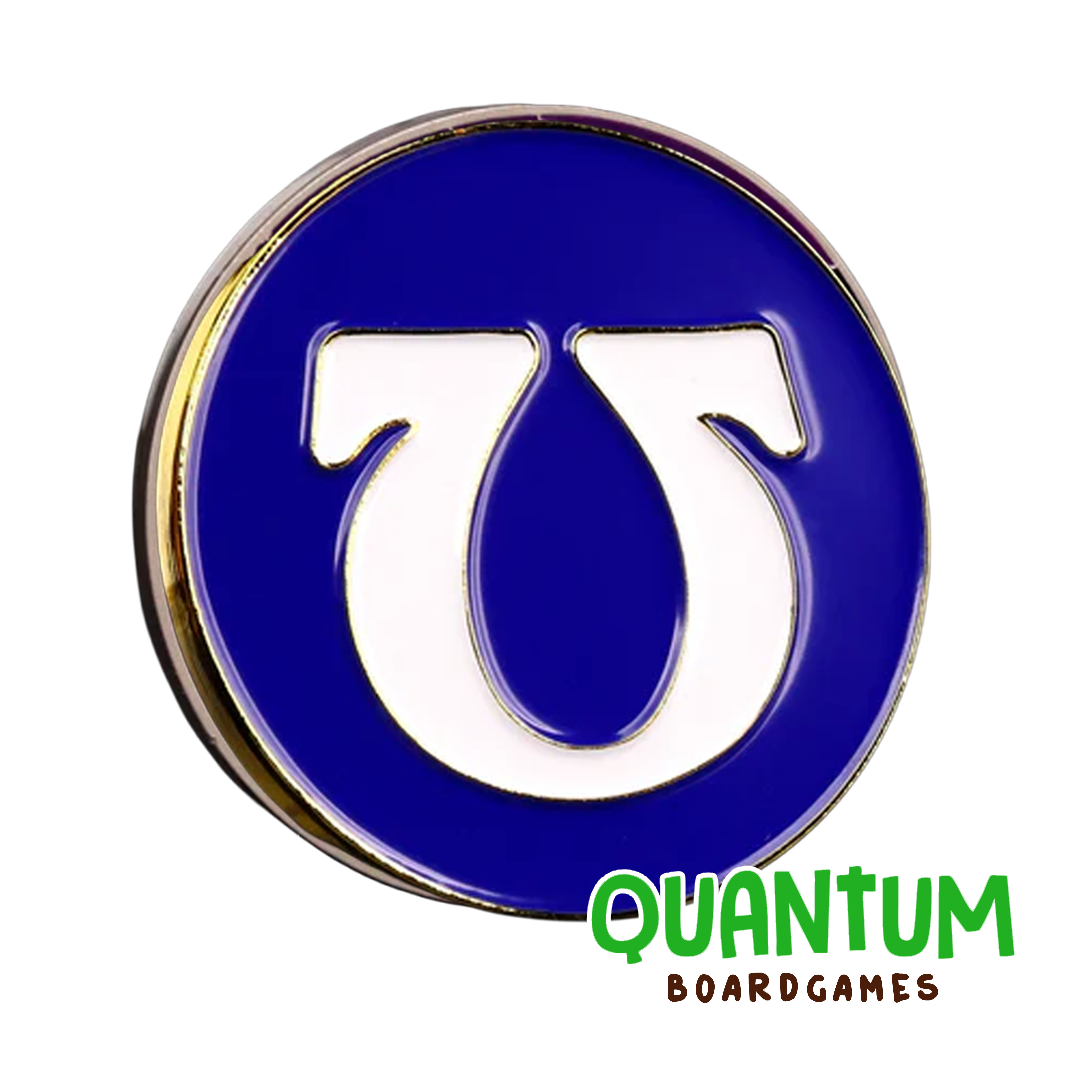Baron of Dice: 40mm Objective Coin Omega (Ultramarines) - 1pz