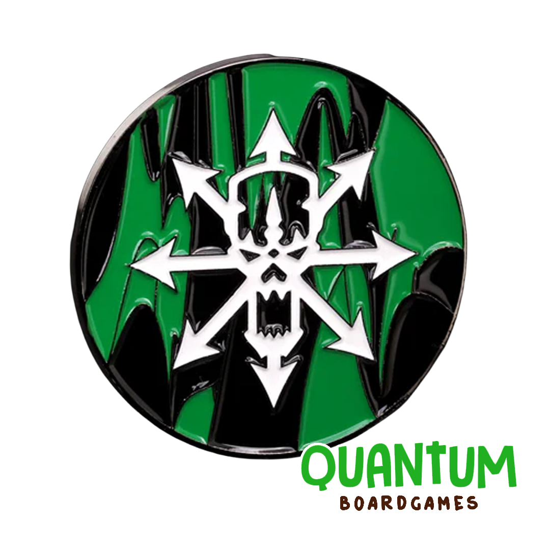 Baron of Dice: 40mm Objective Coin Tainted Knights (Chaos Knights) - 1pz