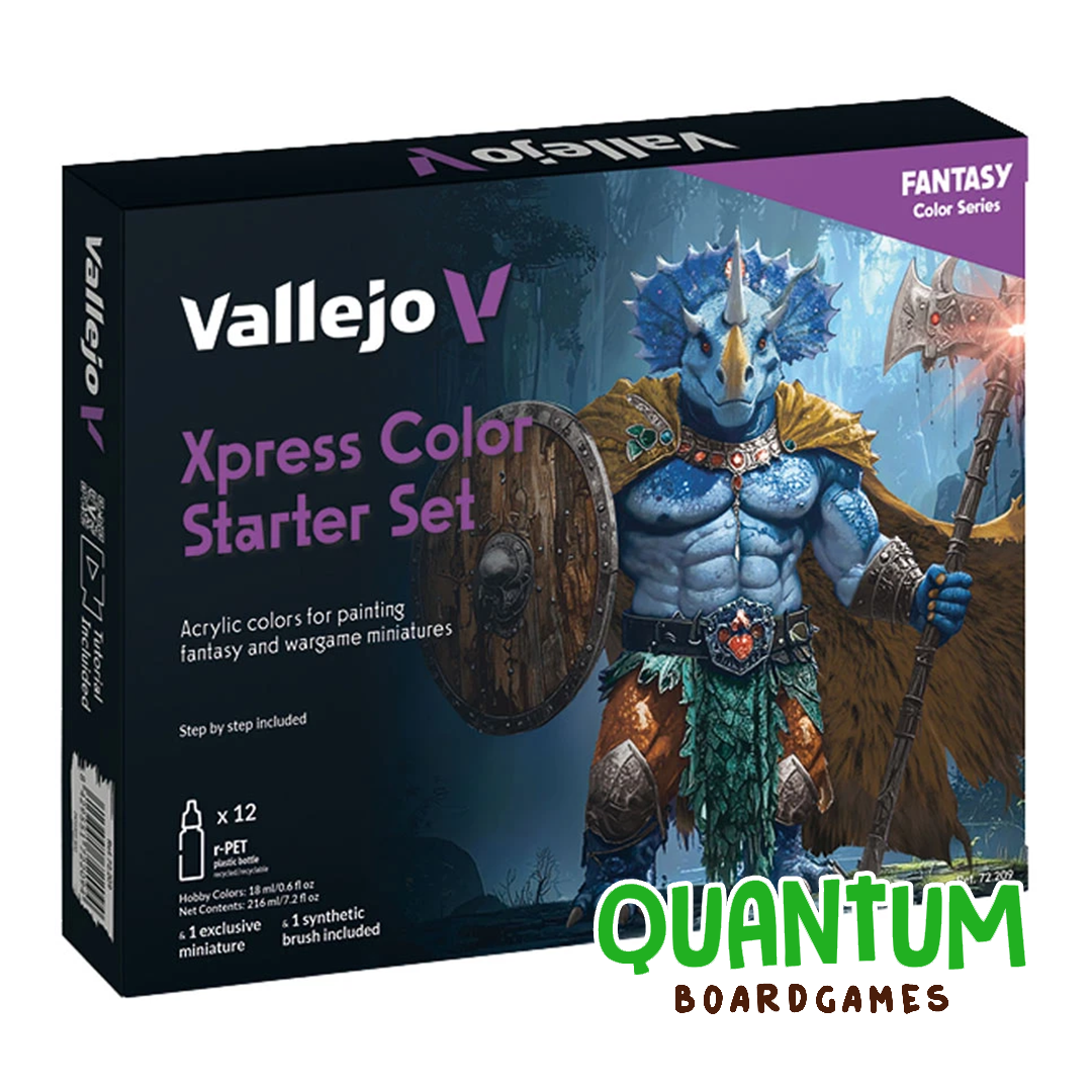 Set Vallejo Xpress Color 72.209 con 12 botes de pintura para miniaturas speed painting