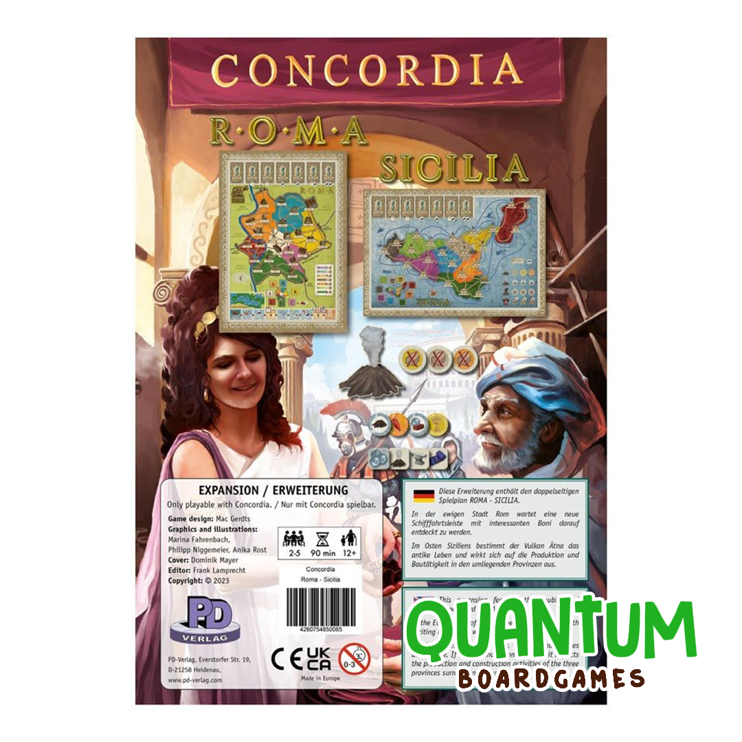 Concordia: Roma/Sicilia Expansion – Inglés