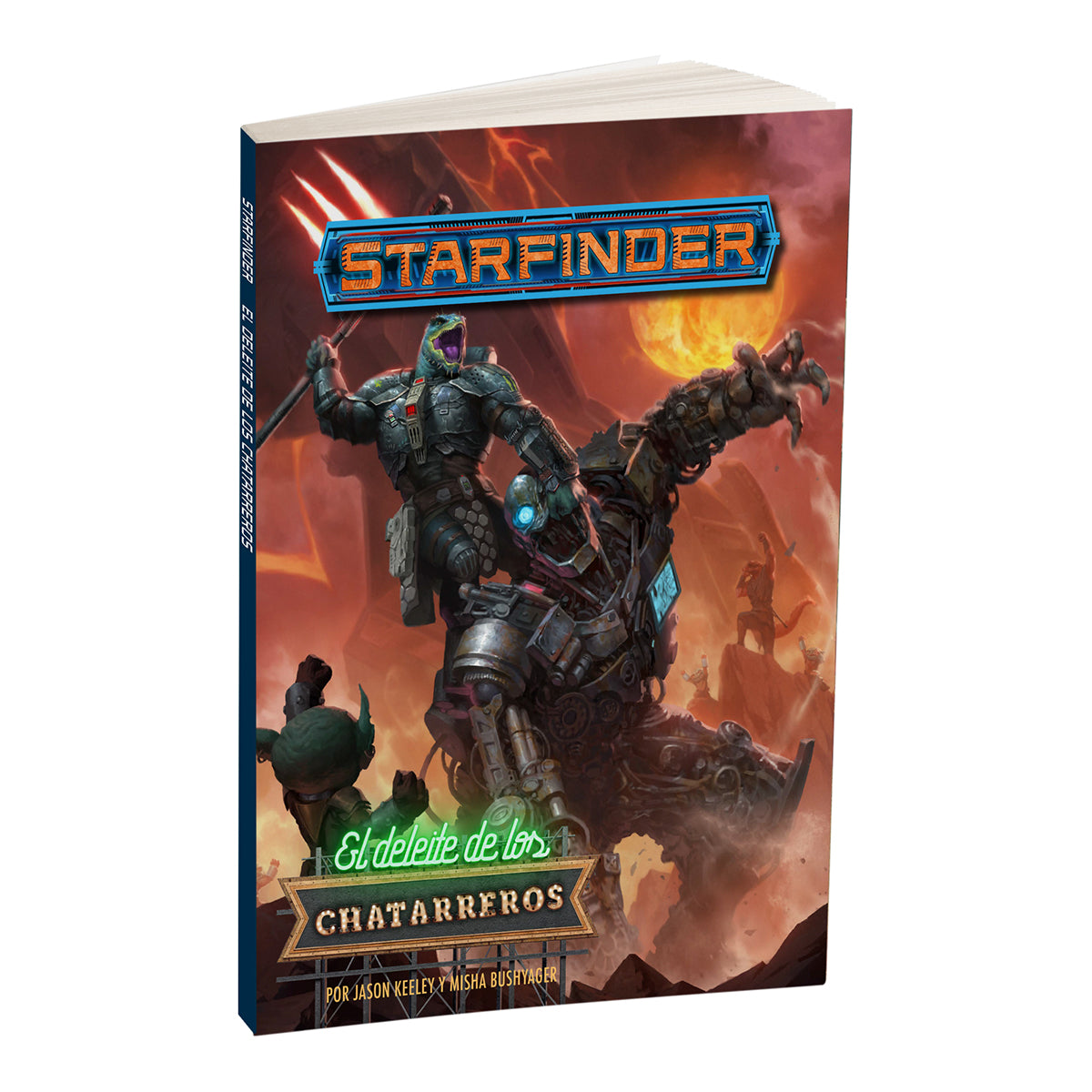 LIBRO DE ROL STARFINDER EL DELEITE DE LOS CHATARREROS EN ESPAÑOL