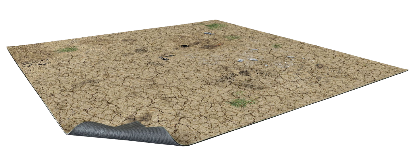 BATTLE SYSTEMS DESERT WASTELAND GAMING MAT 2X2