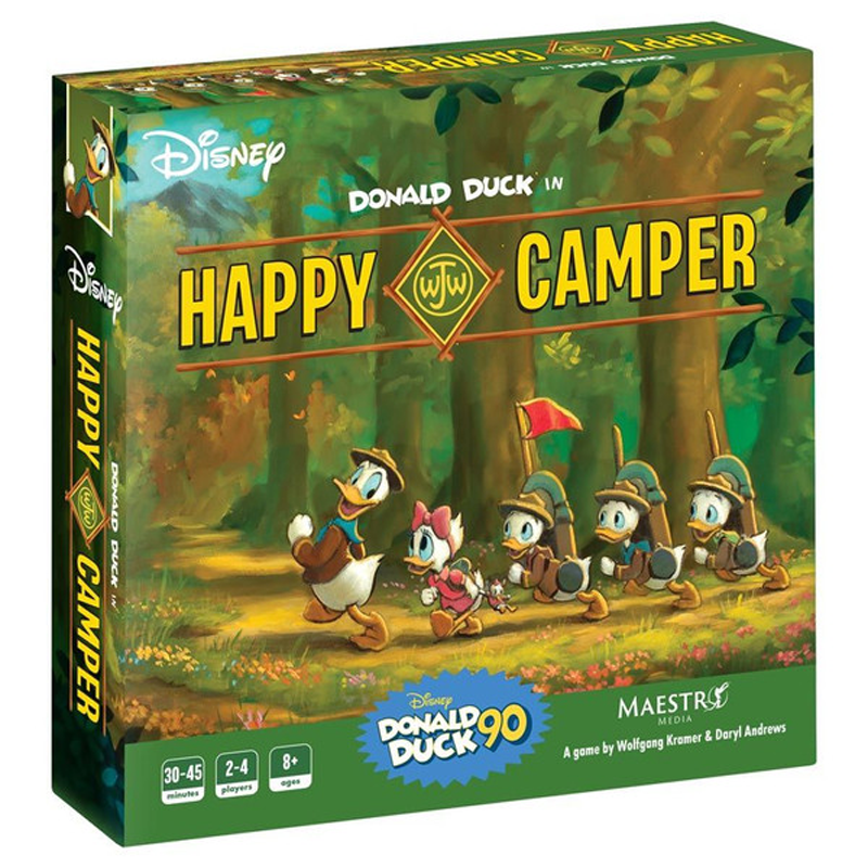 DONALD DUCK IN HAPPY CAMPER