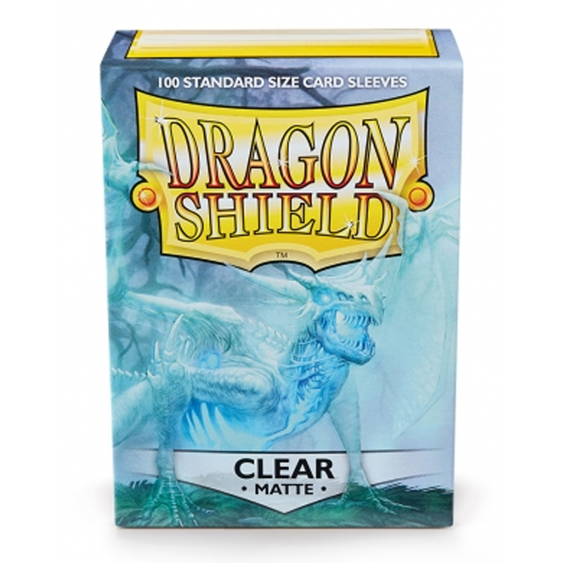 DRAGON SHIELD SLEEVES STANDARD MATTE CLEAR (100 PZ)