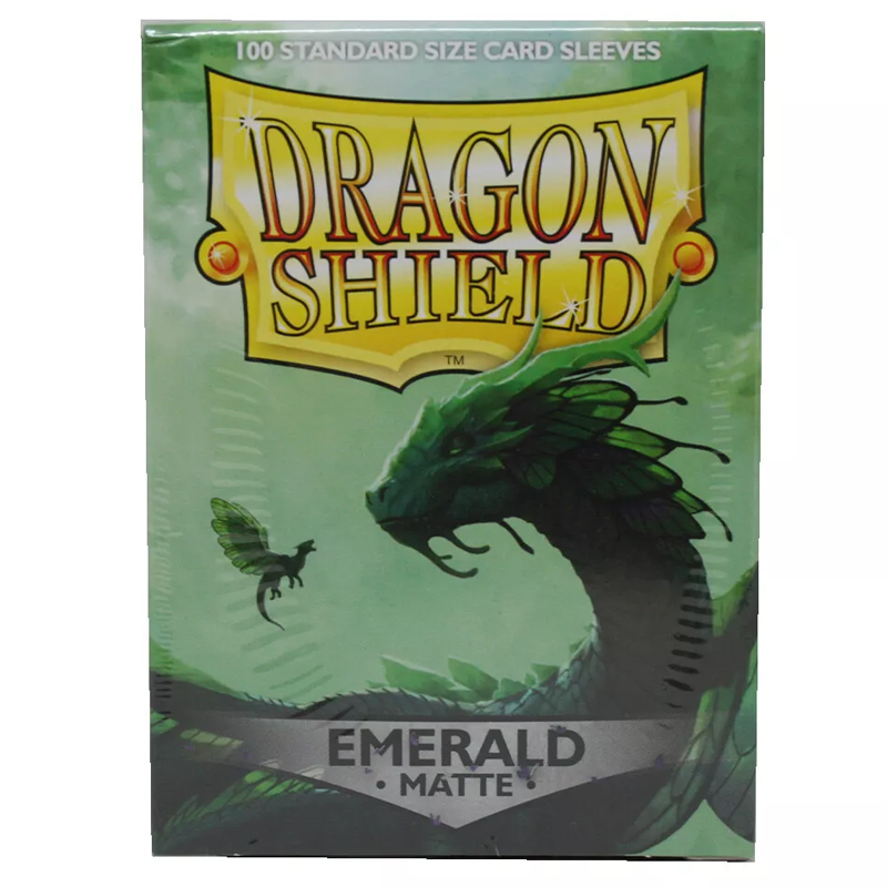 DRAGON SHIELD SLEEVES STANDARD MATTE EMERALD (100 PZ)