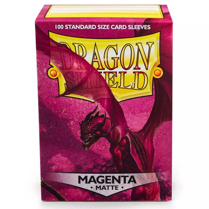 DRAGON SHIELD SLEEVES STANDARD MATTE MAGENTA (100 PZ)