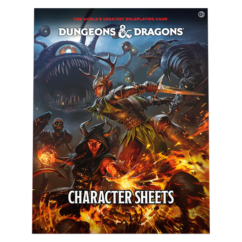 DUNGEONS AND DRAGONS 5TH EDITION CHARACTER SHEETS 2024