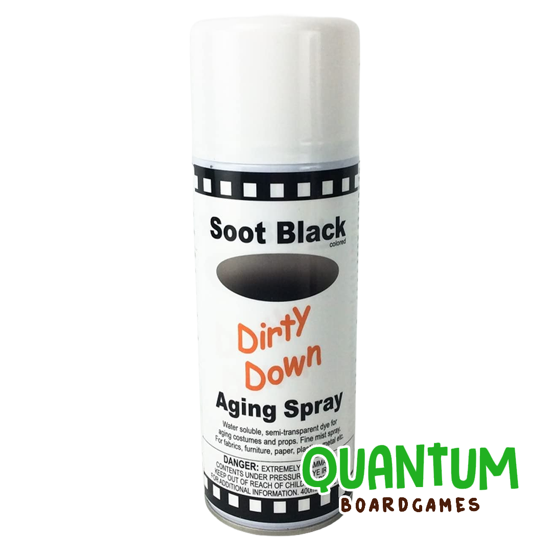 Dirty Down Spray Soot Black 400ml - Pintura acrílica para miniaturas y wargames