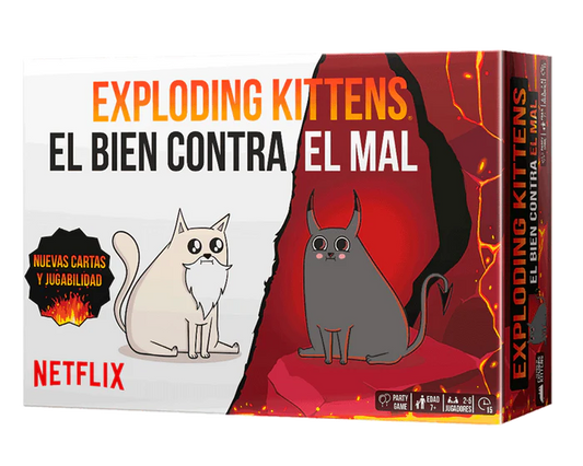 EXPLODING KITTENS BIEN VS MAL EN ESPAÑOL
