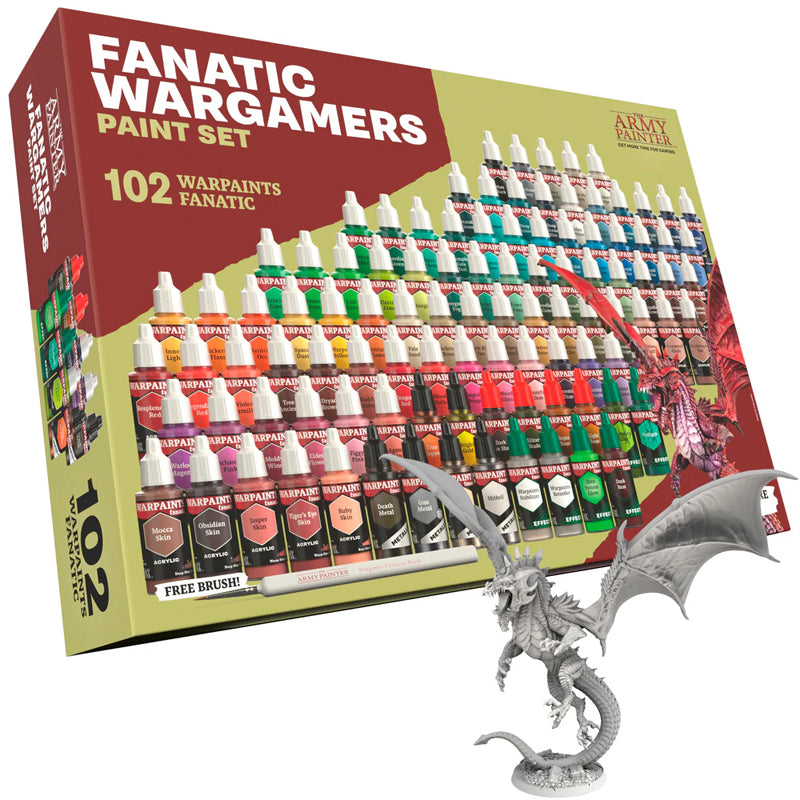 FANATIC WARGAMER PAINT SET 102 PAINTS