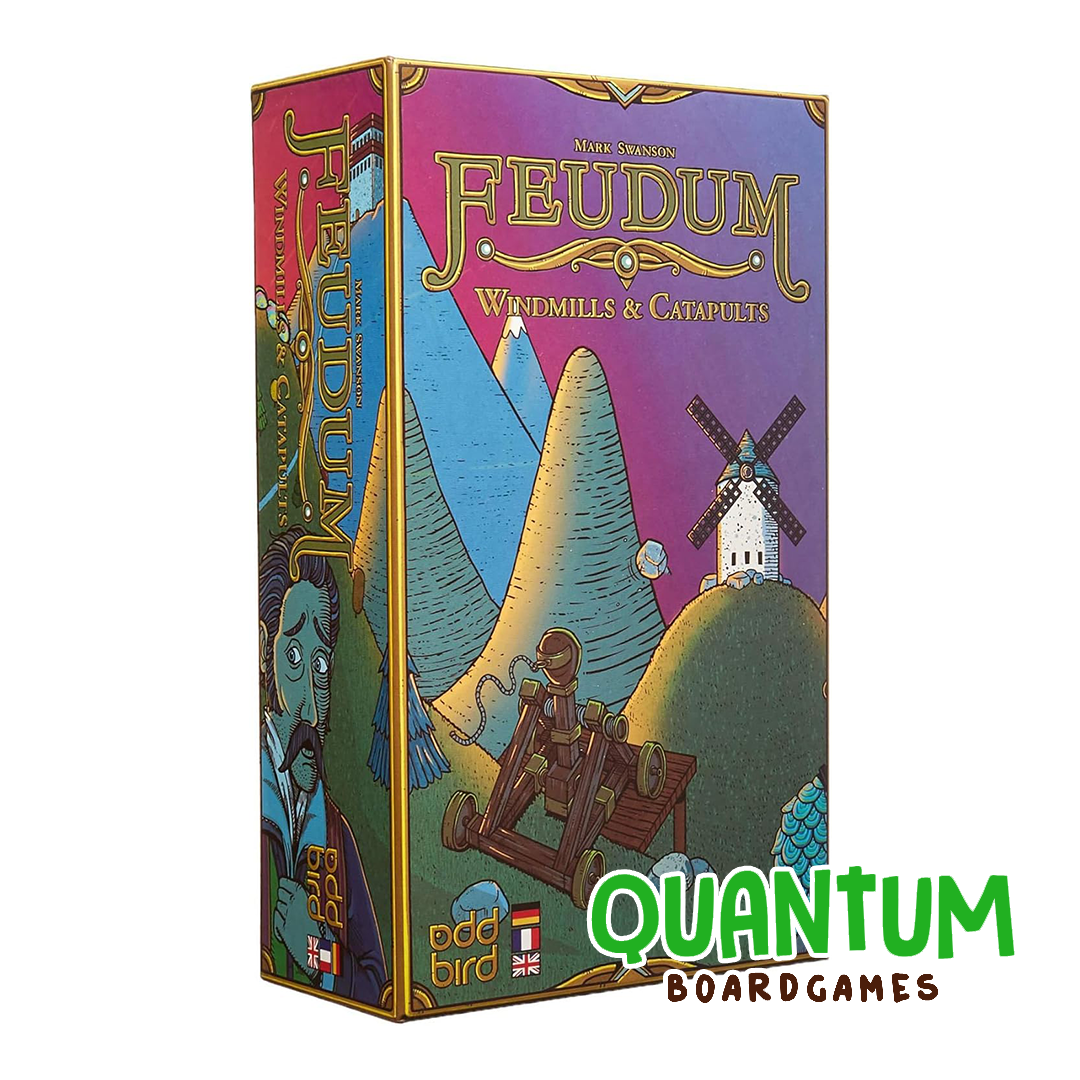 Feudum Windmills and Catapults Expansion caja juego mesa estrategia inglés