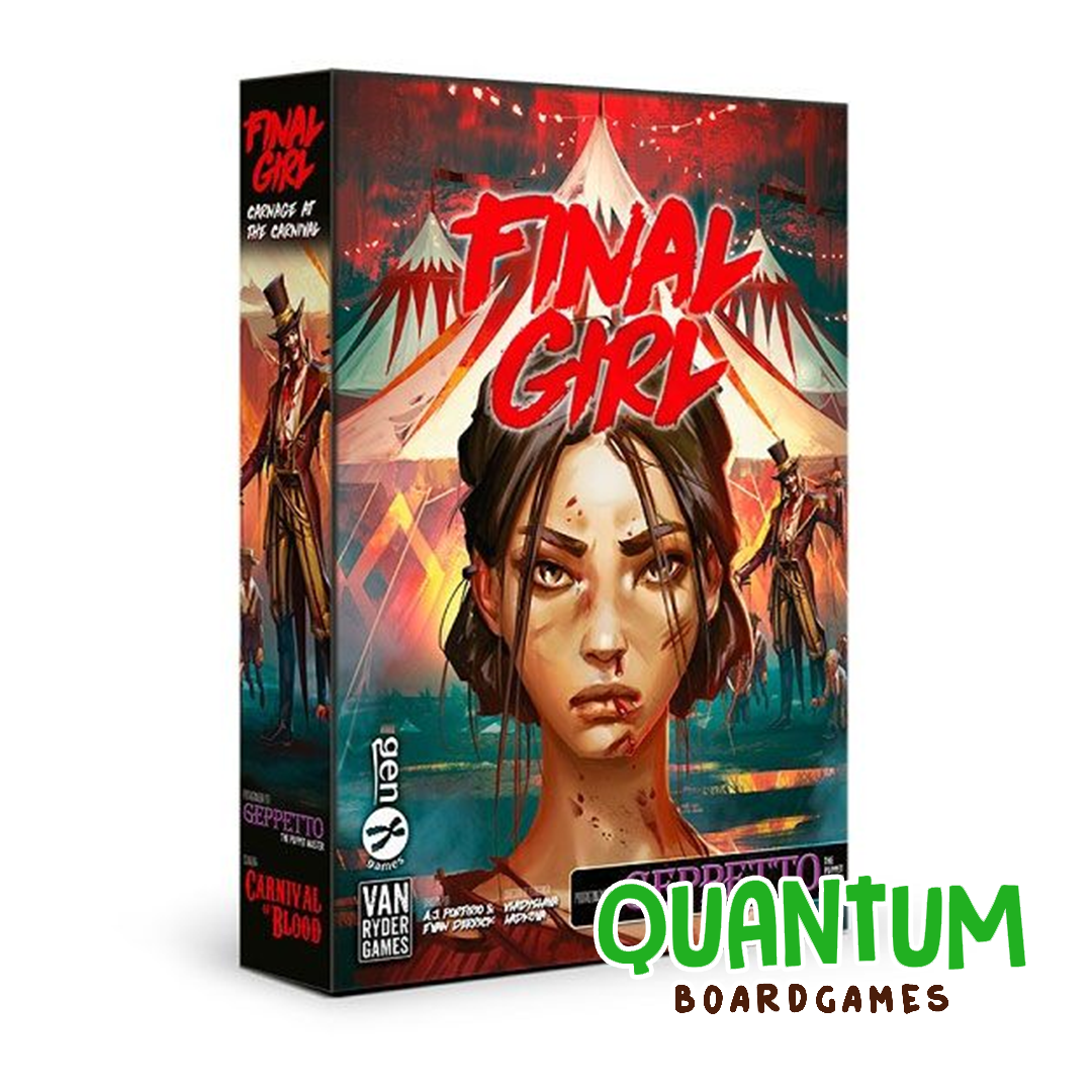 Final Girl Geppetto Carnage at the Carnival expansión juego de mesa horror español