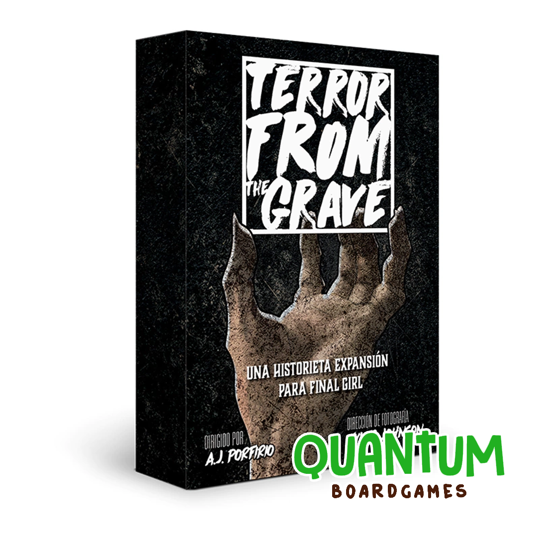 Final Girl Terror from the Grave expansión española zombis juego mesa