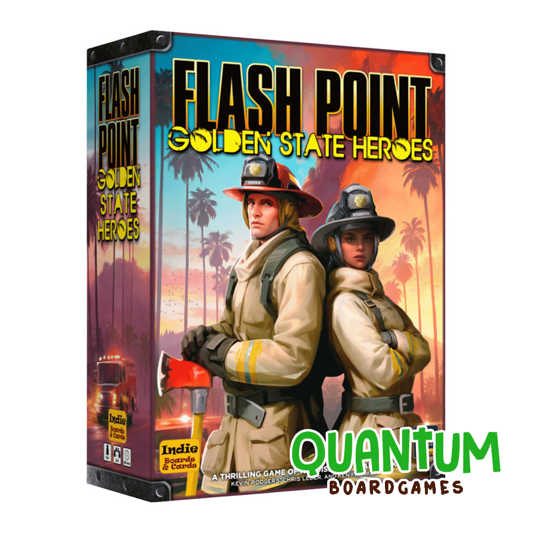 Flash Point Golden State Heroes expansión juego de mesa cooperativo con nuevos héroes