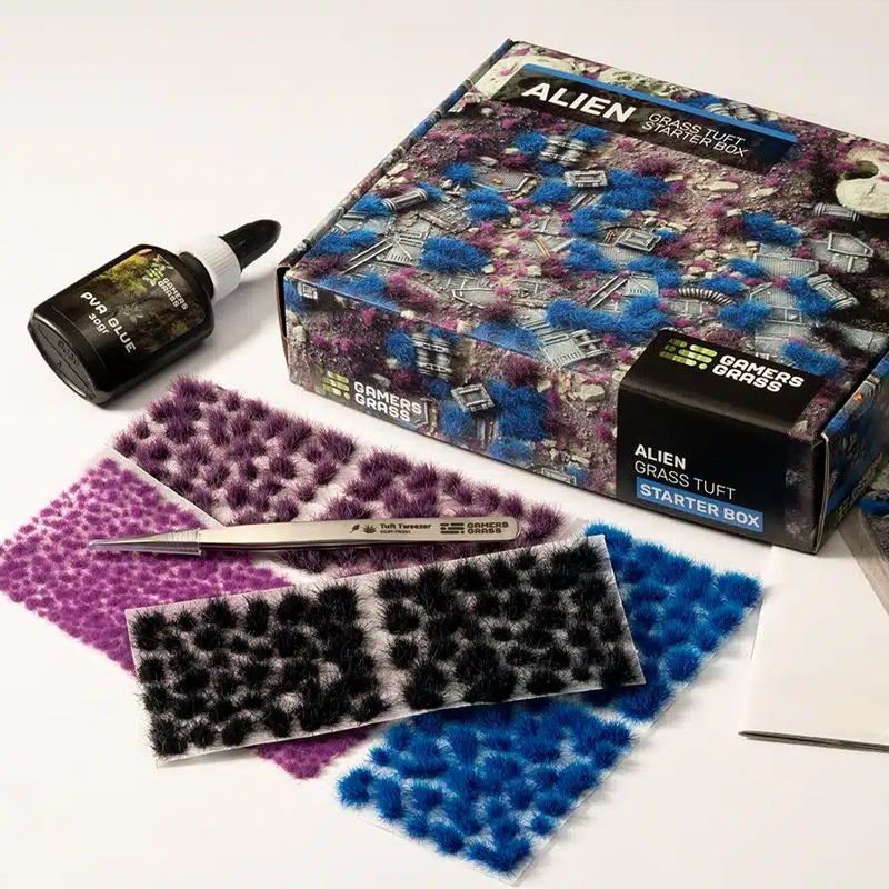 GAMERS GRASS TUFTS TUFTS STARTER BOX ALIEN GRASS