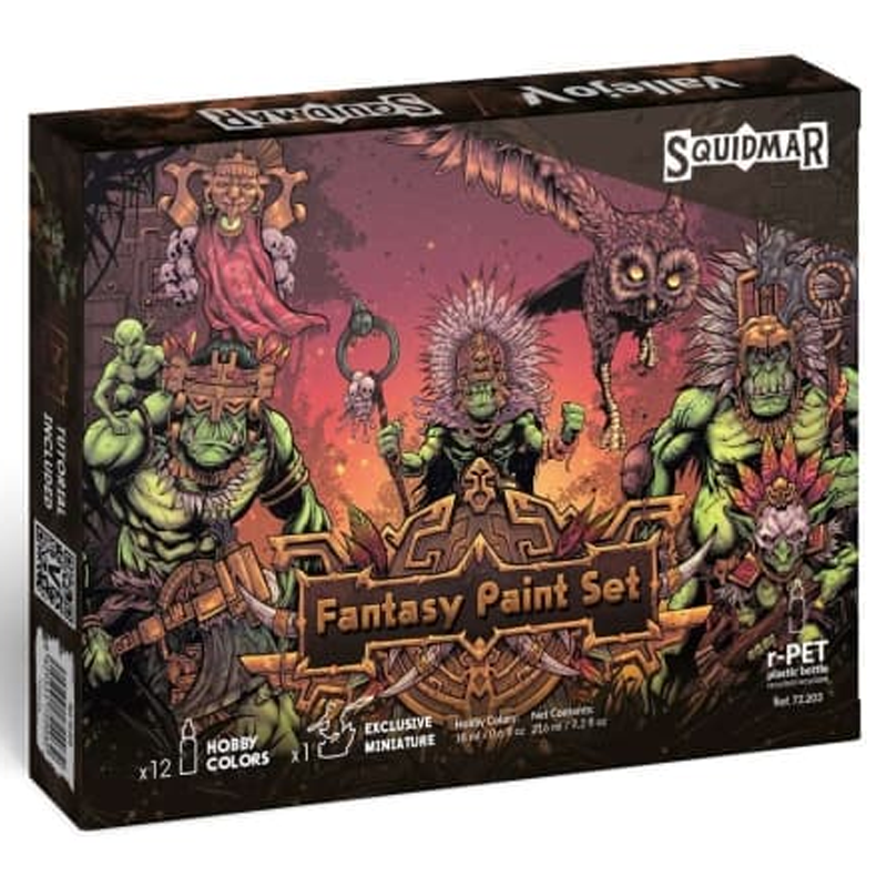 GAME COLOR SET 72.203 FANTASY PAINT SET BY SQUIDMAR MINIATURES